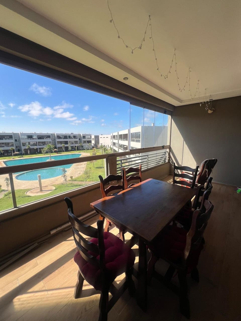 Luxury Apartment with Pool View in Sidi Rahal Apartment in Casablanca-Settat