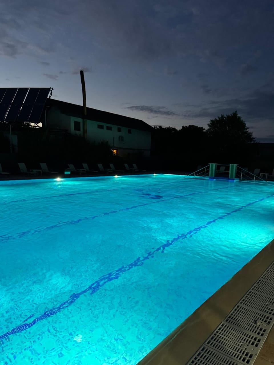 Night, Swimming pool