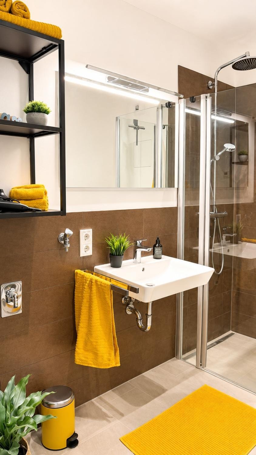 Shower, Bathroom, towels
