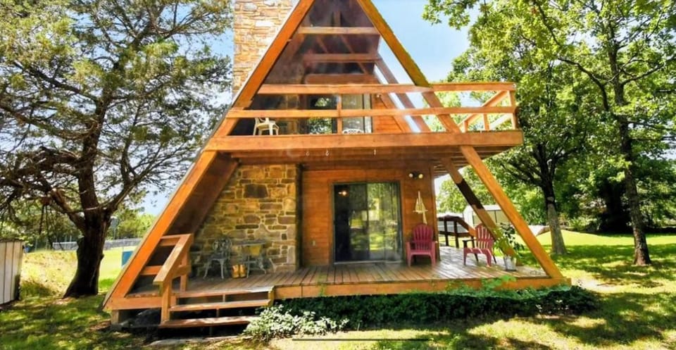 Lakeview A Frame House in Tenkiller Ferry Lake