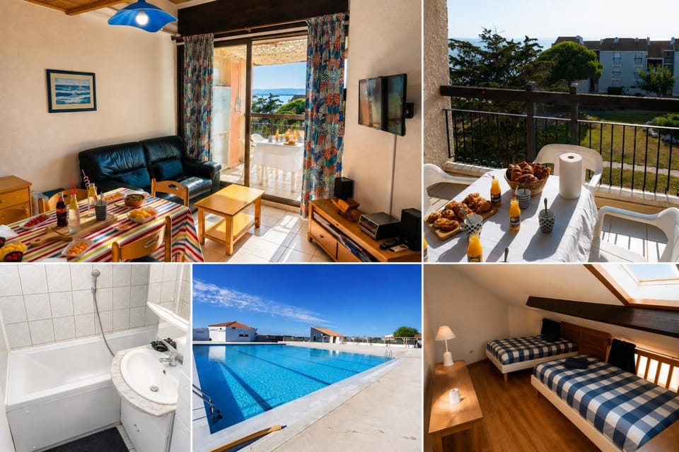 Patio, Bed, Natural landscape, View (from property/room), Balcony/Terrace, Living room, Photo of the whole room, Seating area, Dining area, Bedroom, Swimming pool