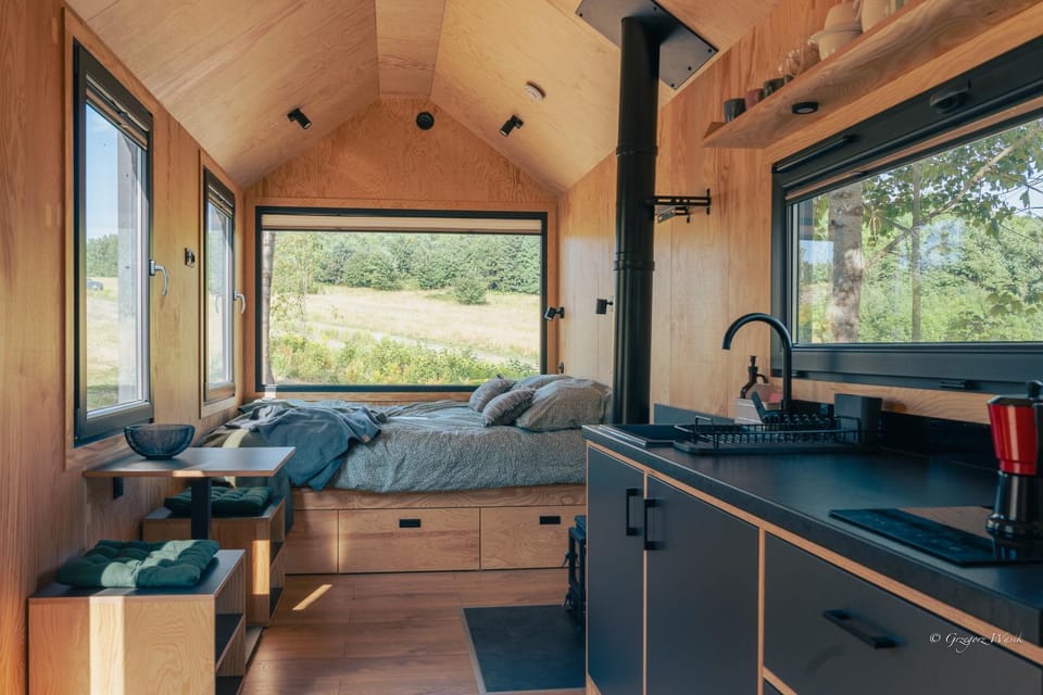 Bed, Natural landscape, Coffee/tea facilities, Kitchen or kitchenette, Bedroom, pet friendly, stove
