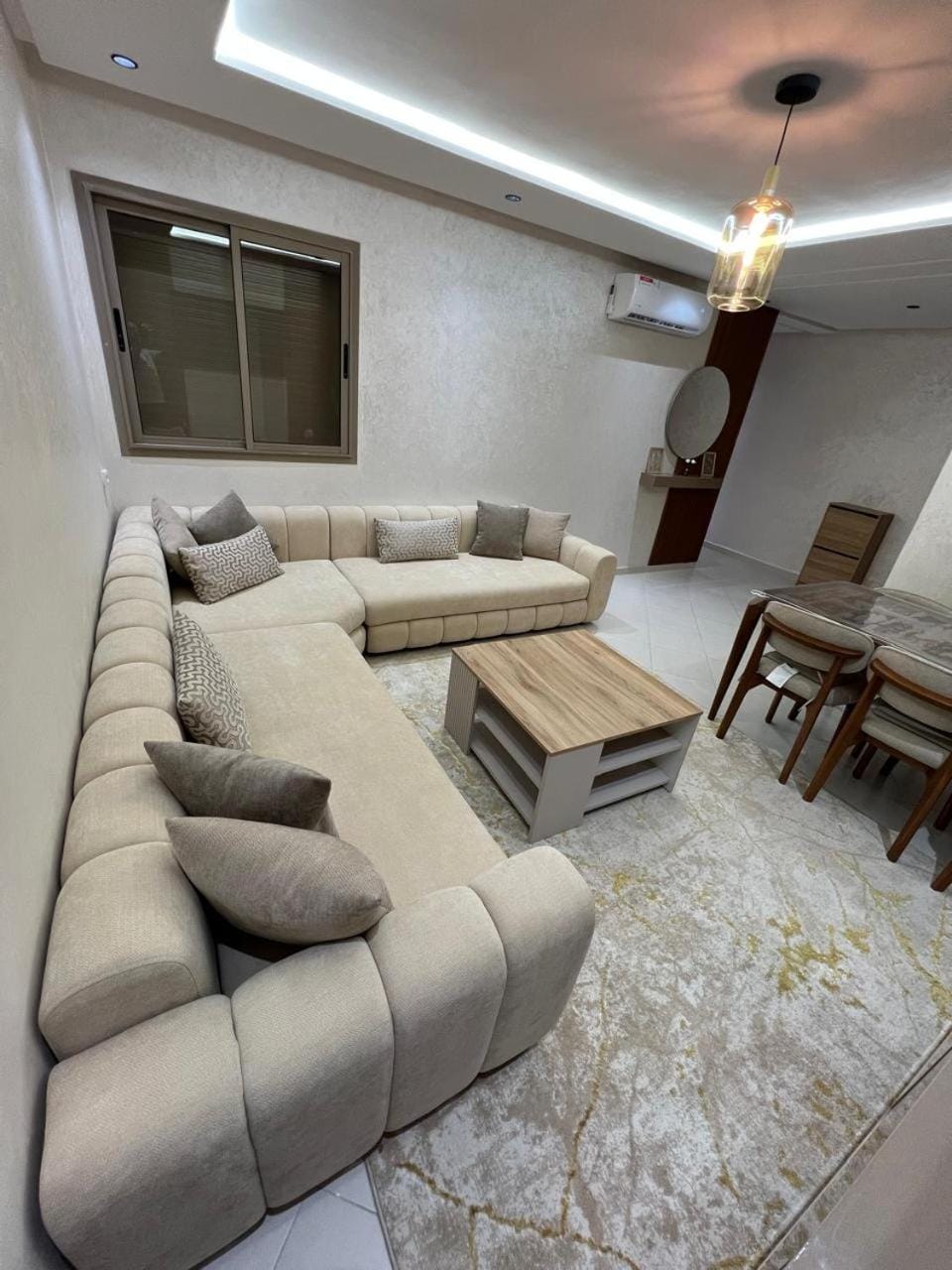 Living room, air conditioner