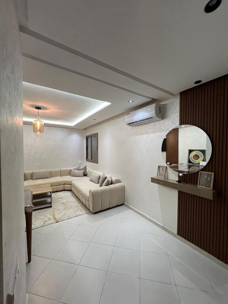 Living room, air conditioner