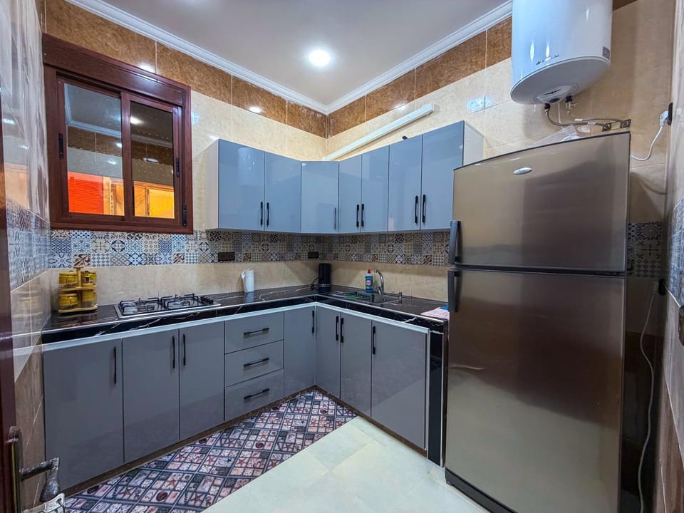 Kitchen or kitchenette, oven, stove