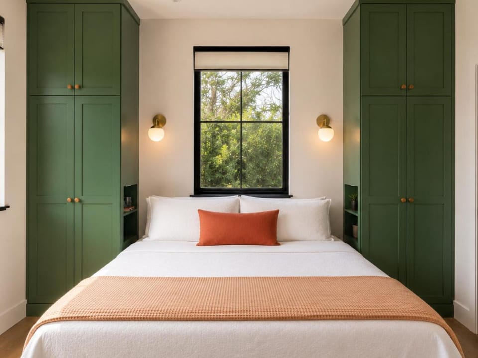 Bed, Bedroom, wardrobe