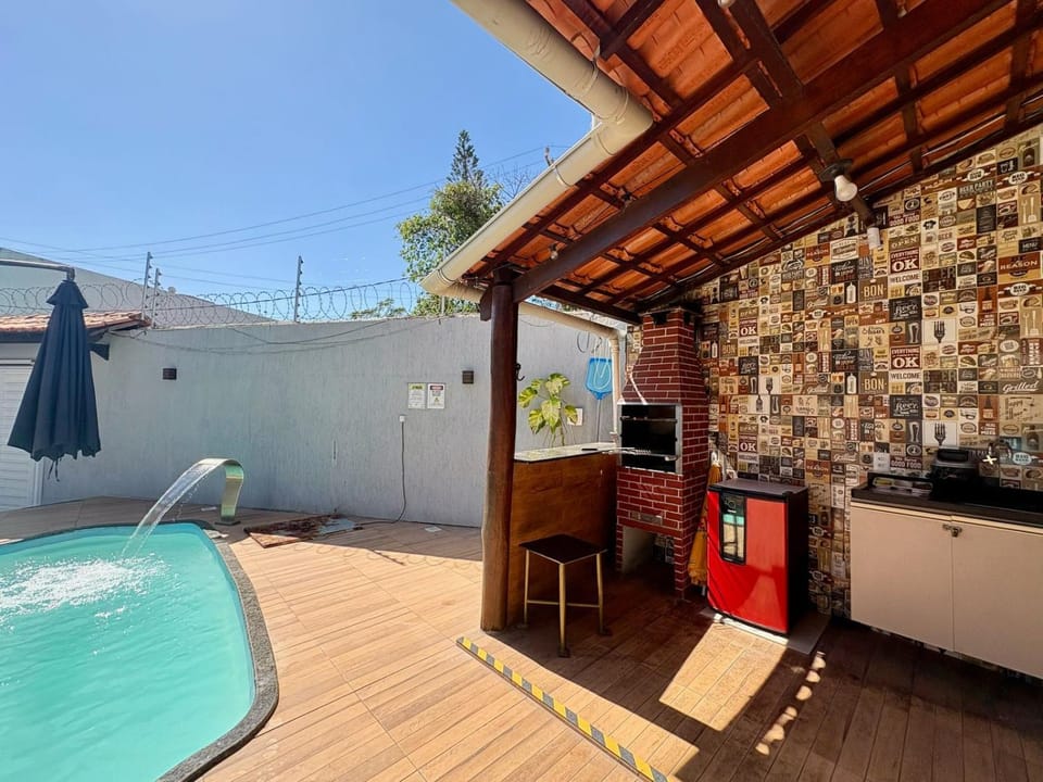 BBQ facilities, Pool view