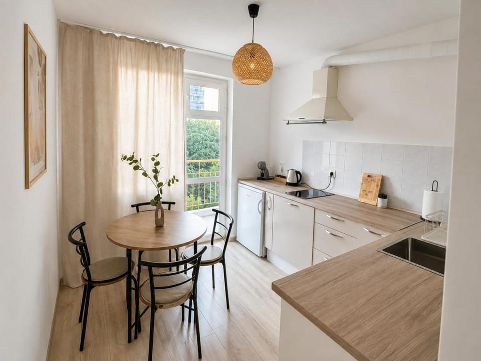 Kitchen or kitchenette, Dining area, pet friendly