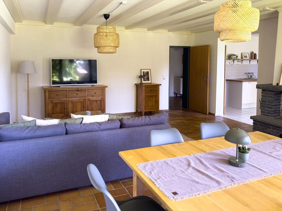 TV and multimedia, Living room, Seating area, Dining area