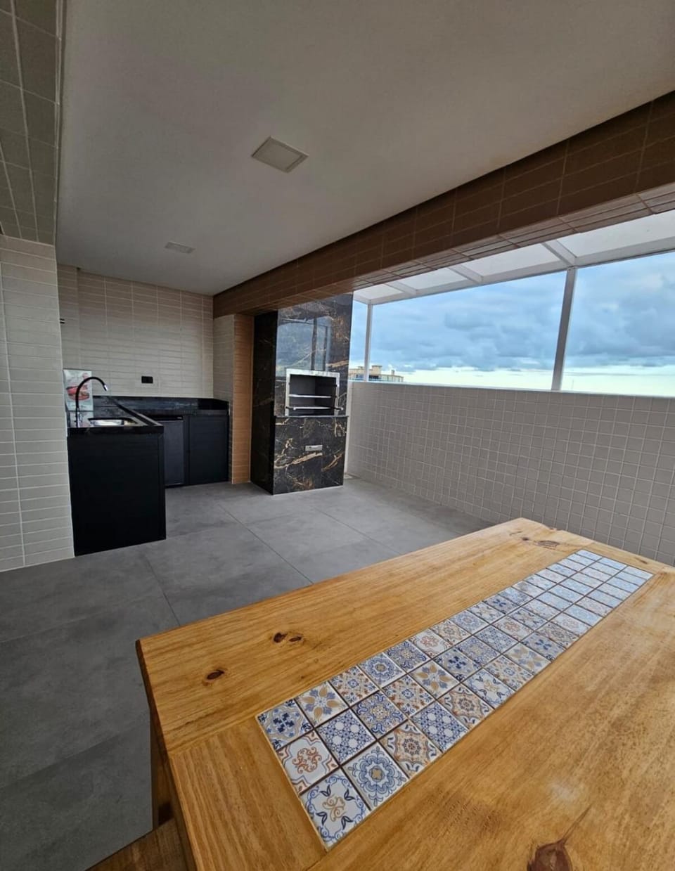 Duplex Penthouse Sea View Air Conditioning Apartment in State of São Paulo