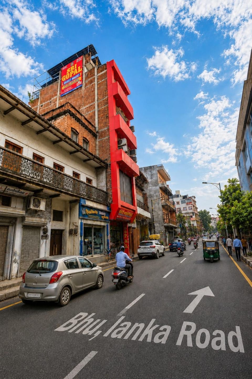 City view, Street view, Location