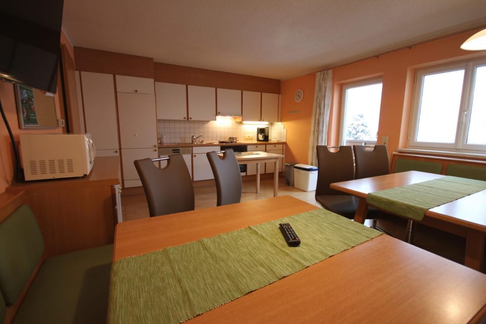 Kitchen or kitchenette, Living room, Dining area