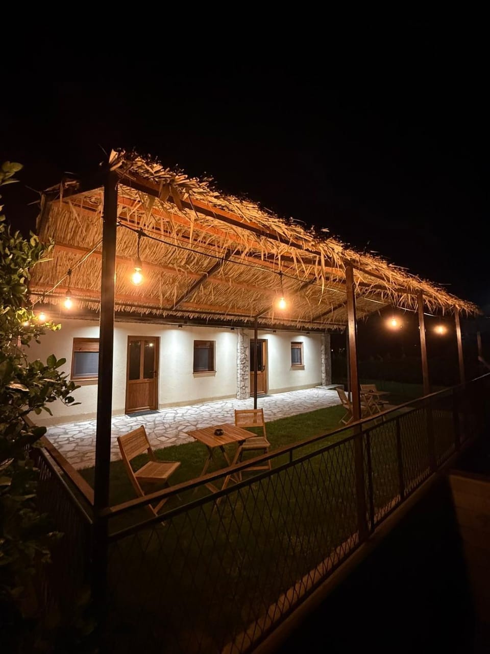 Night, Garden, Garden view