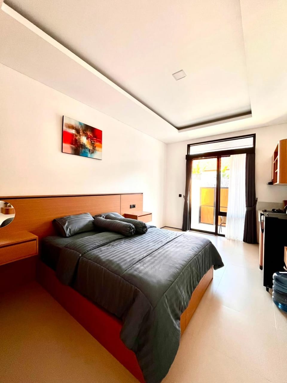 Communal lounge/ TV room, Bed, Photo of the whole room, Bedroom