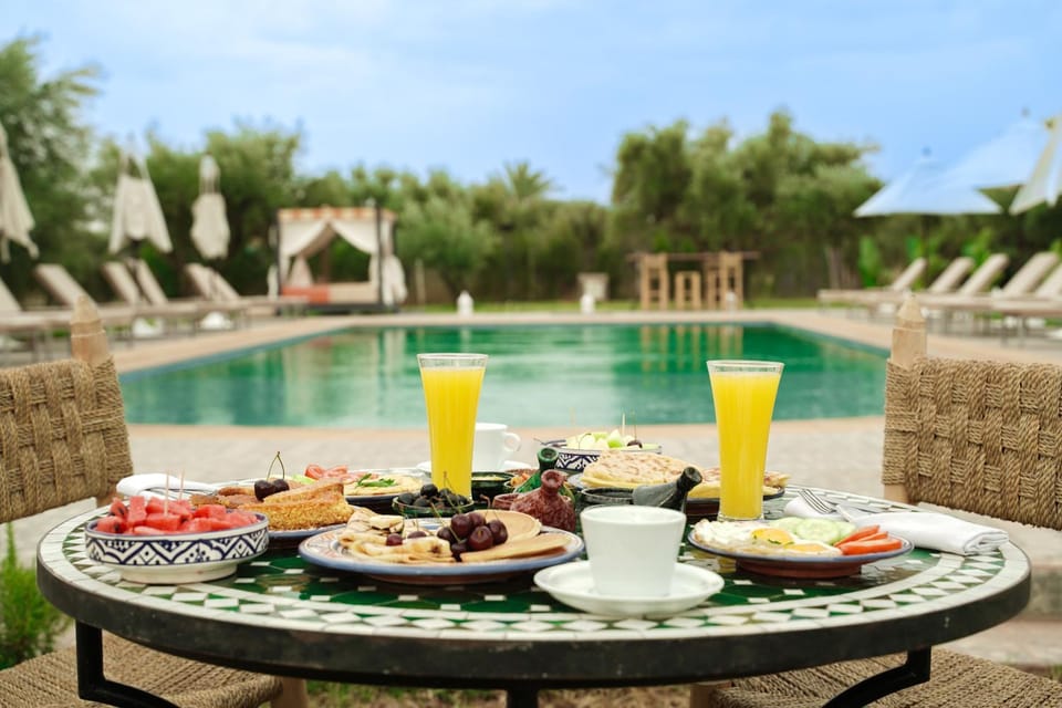 Day, Garden, Food and drinks, Pool view, Swimming pool, Continental breakfast