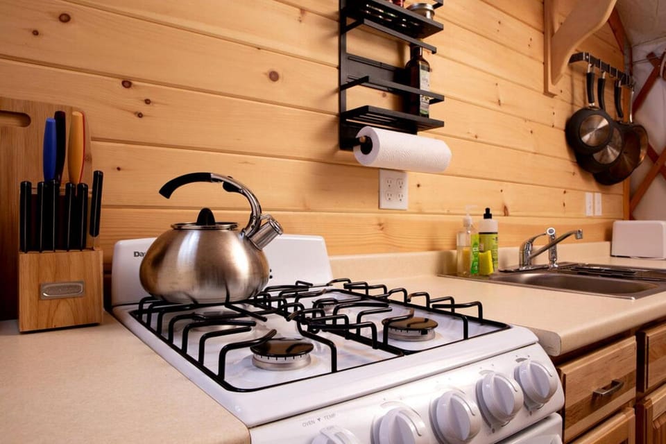 Tranquil Beach Getaways in Stockton Springs, in Yurt Rentals Nestled Along the Maine Coast House in Stockton-Springs