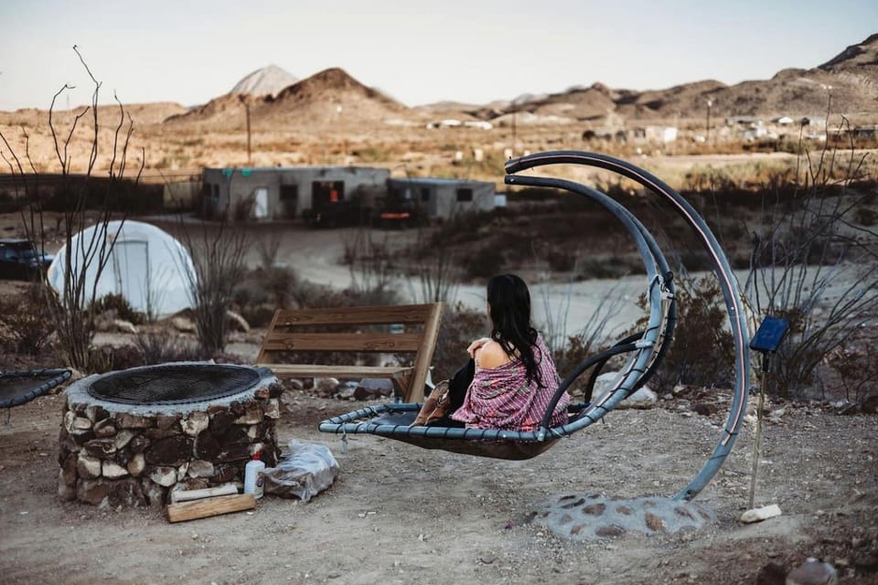 Unique Camper with Fire Pit & Skylight Views in Terlingua, Texas House in Big Bend National Park