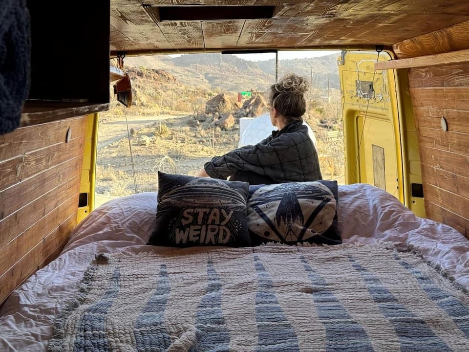 Unique Camper with Fire Pit & Skylight Views in Terlingua, Texas House in Big Bend National Park