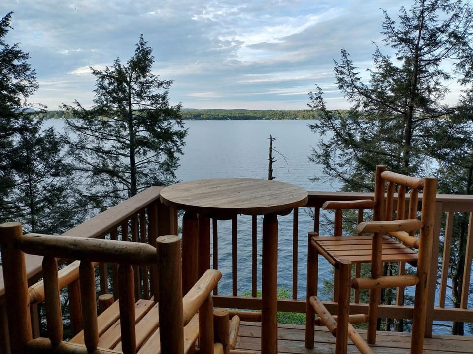 Lake Winnipesaukee Island for a Waterfront Glamping Getaway! House in Wolfeboro