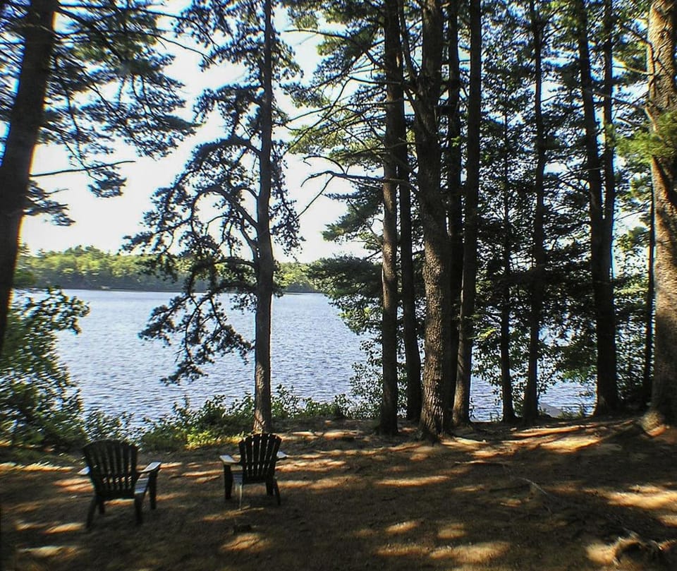 Rustic Lakefront Cabin Rental with Dock on Bauneg Beg Lake near Portland, Maine Cabin in Sanford