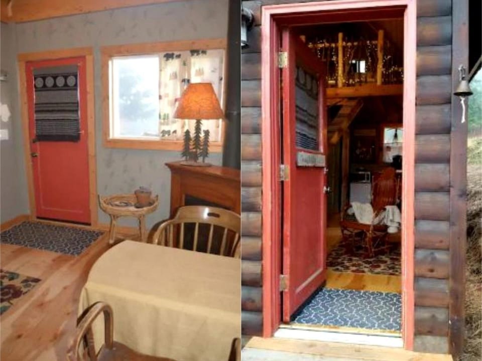 Adorable Cabin Rental with Fireplace for a Couples' Vacation near Post Falls, Idaho Cabin in Kootenai County