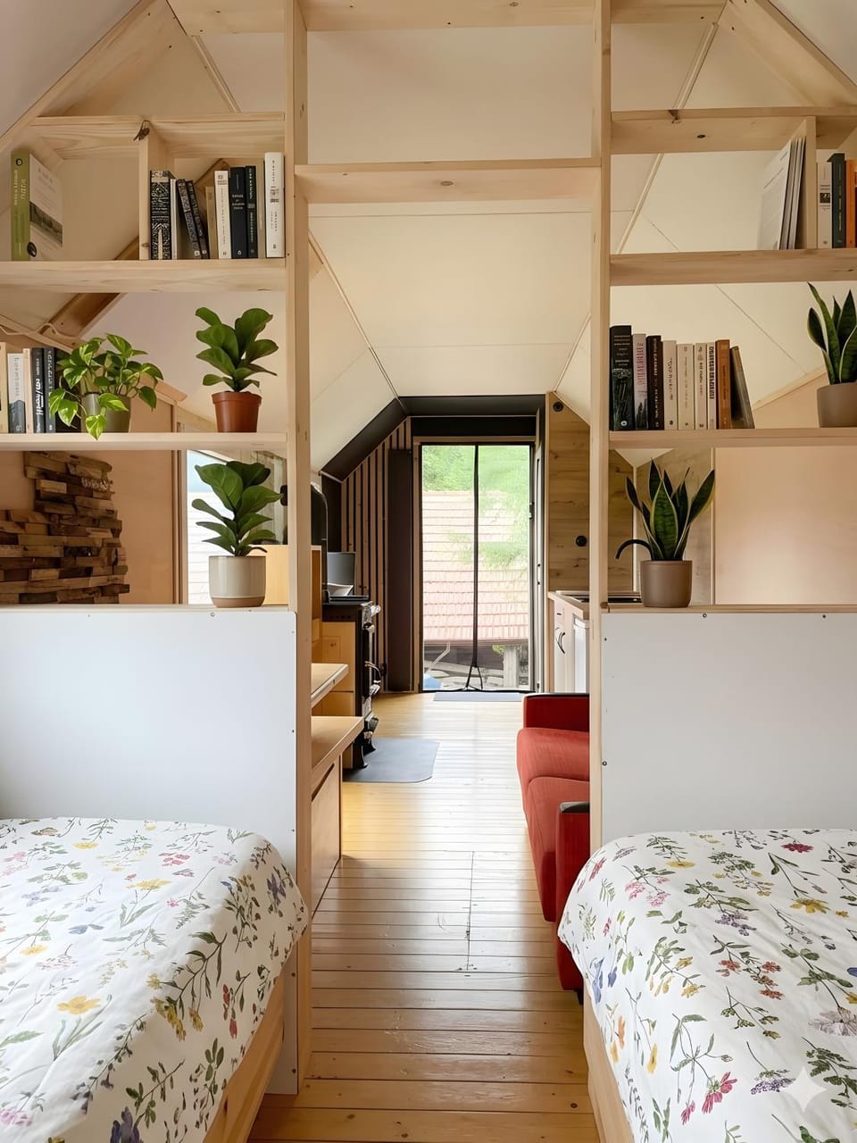 Living room, Bedroom