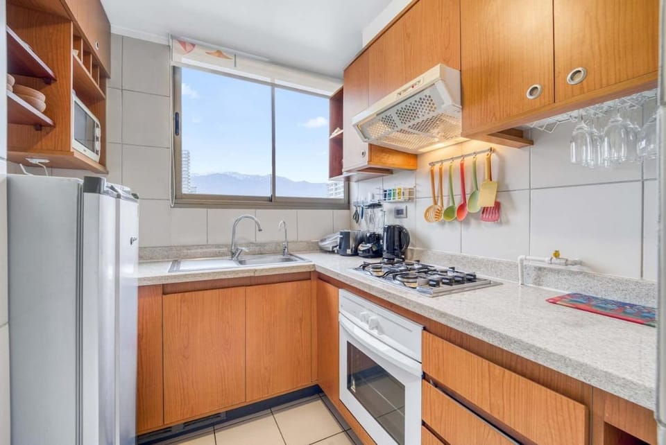 Alto Irarrázabal - 2D Wifi and Metro Apartment in Santiago