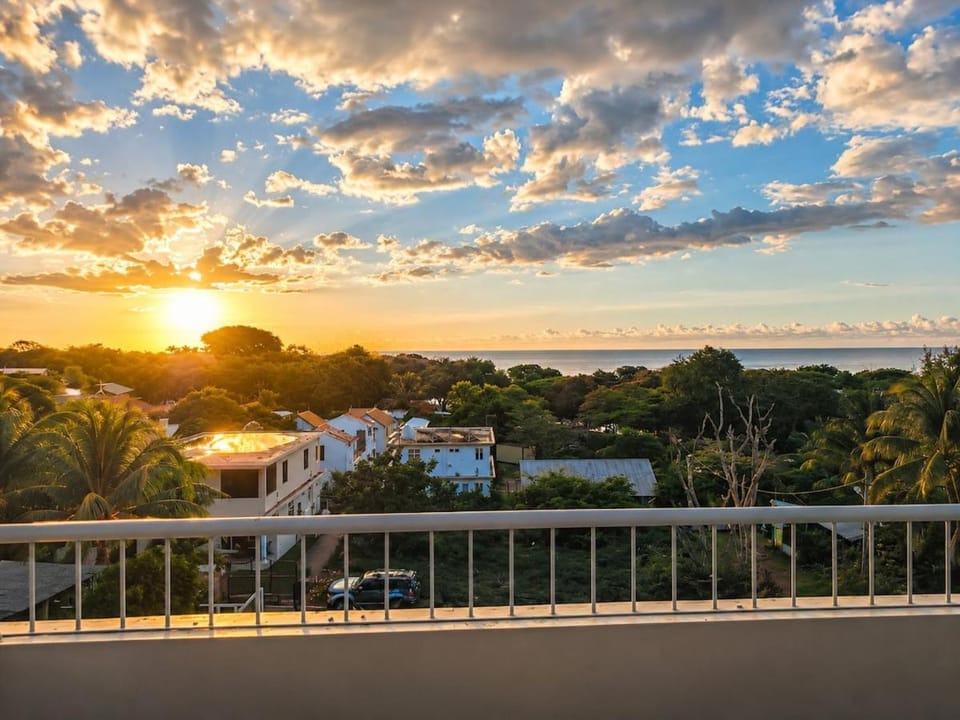 Sea View Penthouse 3 Min Walk to Beach Apartment in Rivière Noire District, Mauritius