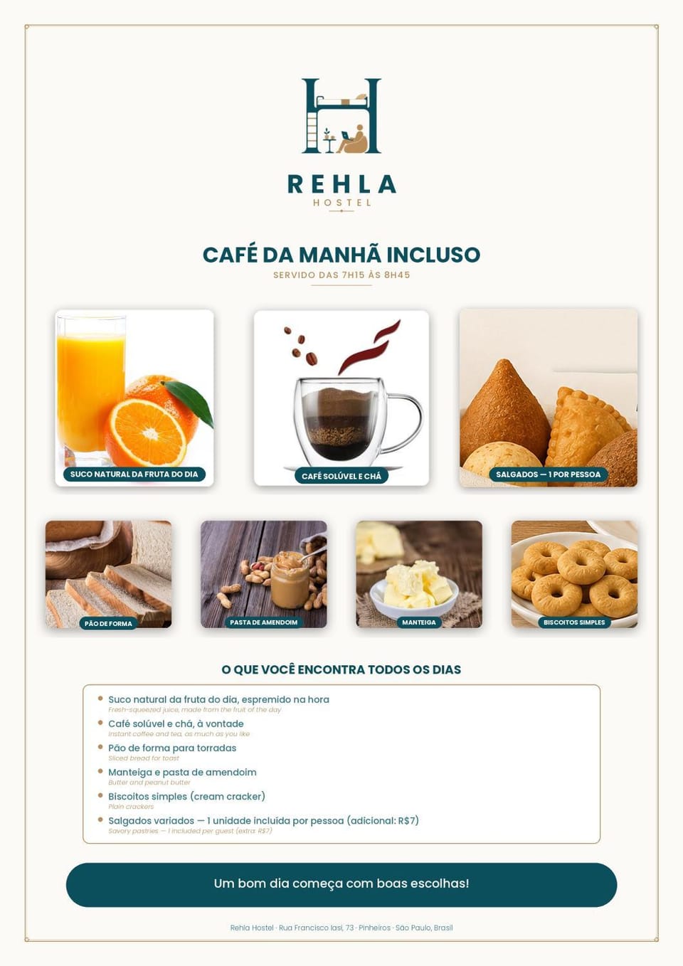 Food and drinks, Breakfast