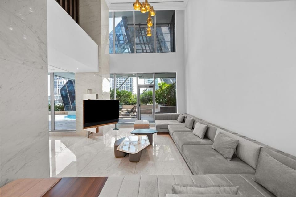 TV and multimedia, Living room, Seating area, Garden view, Pool view, Inner courtyard view