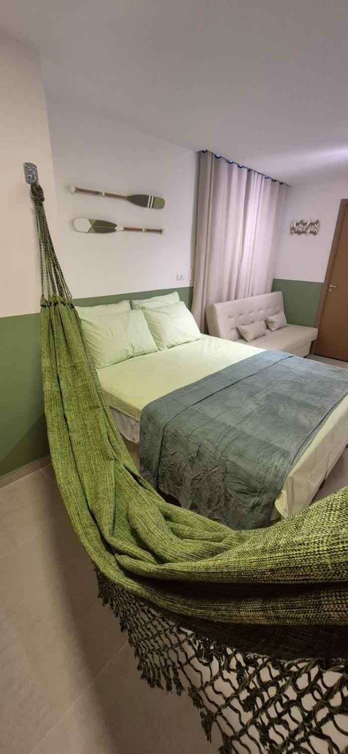 Flat completo 500m da Praia com Piscina e Wi-fi Apartment in Ipojuca
