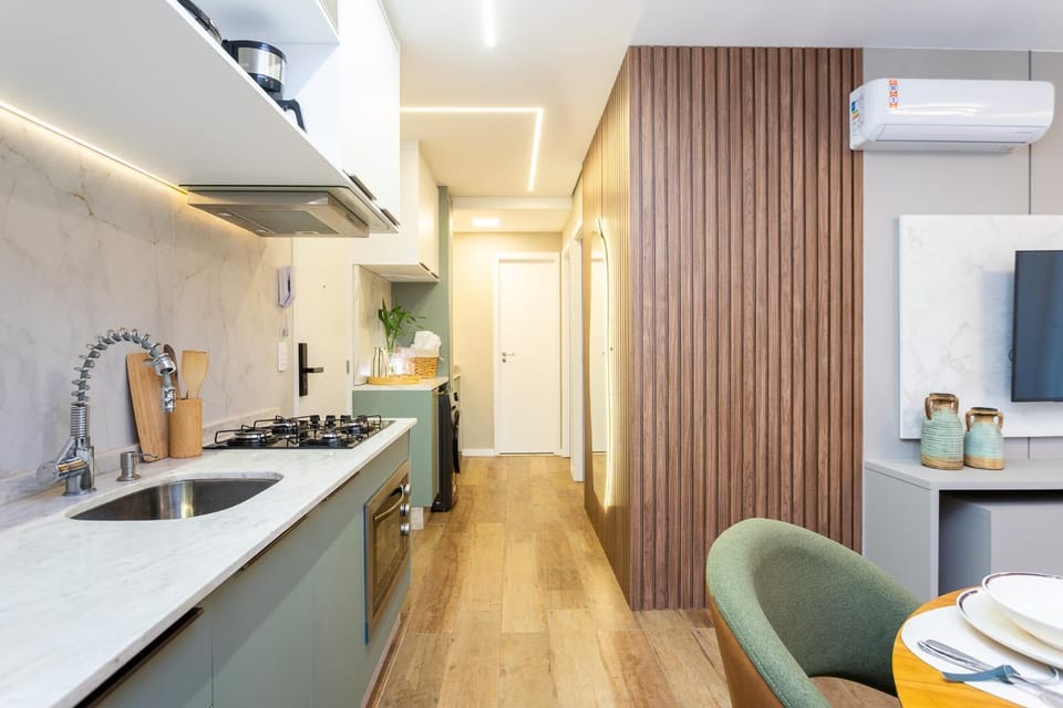 AP Valedo 2Q no Coração de Curitiba na Visconde de Guarapuava Apartment in Curitiba