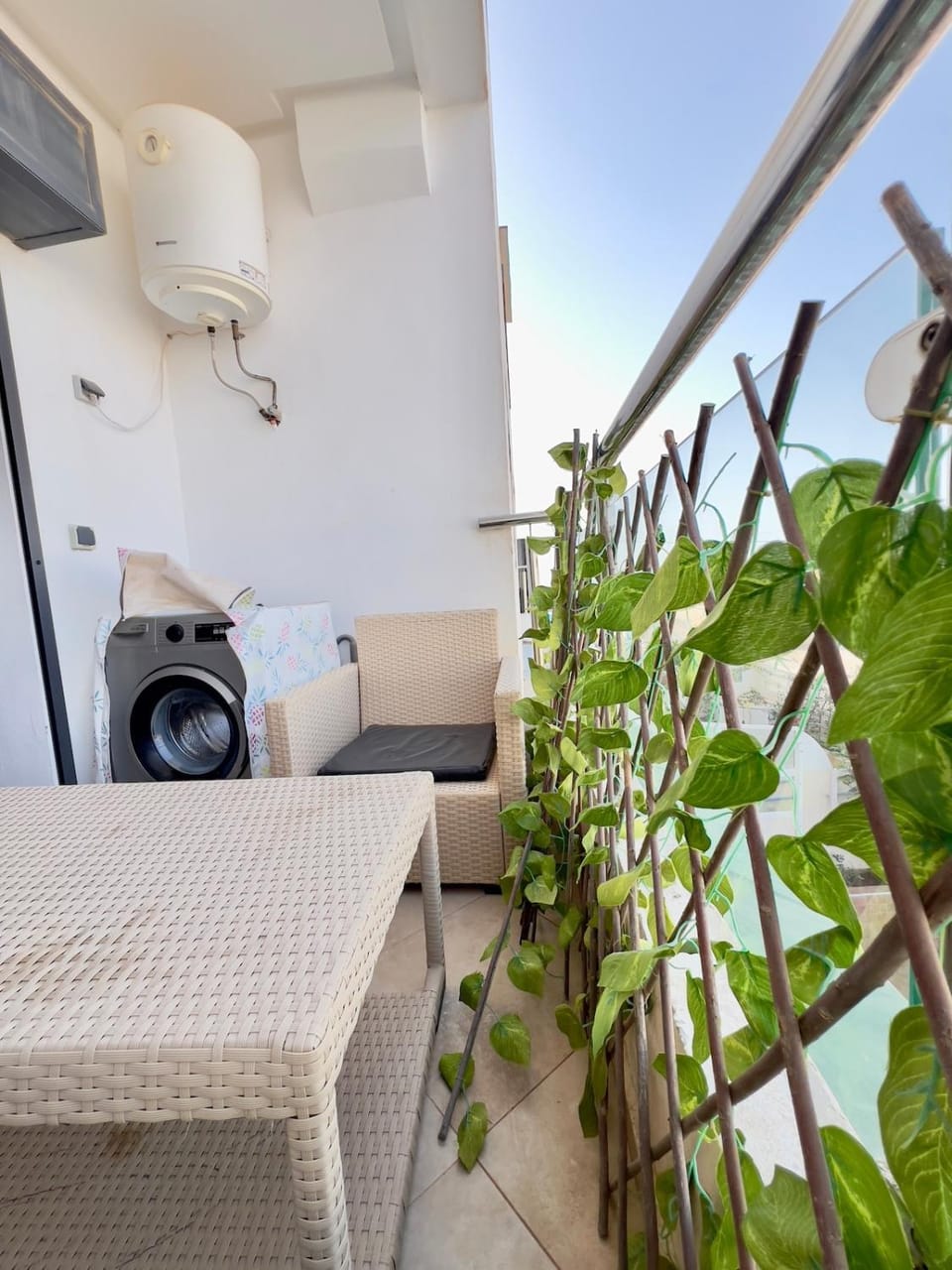 Beachfront 2BR Balcony Pool Atlas Mtn View Surf Apartment in Souss-Massa