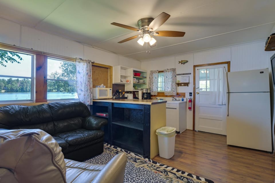 Pet-Friendly Rustic Cabin Steps from Lake Chetek Cabin in Wisconsin