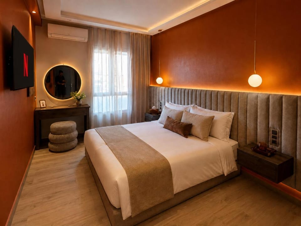 Cosy Stay in Heart of Marrakech with PS5 and Cinéma Apartment in Marrakesh