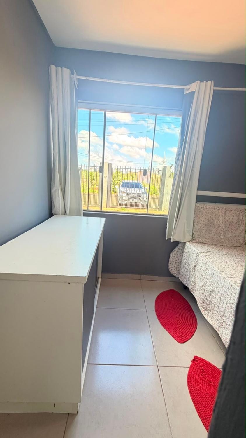 Photo of the whole room, air conditioner