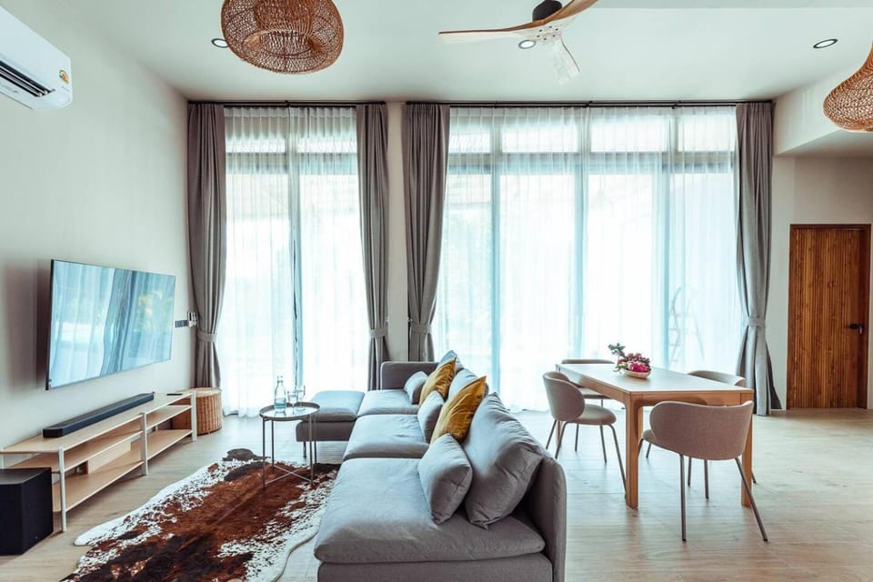 Indigo 3BR Villa Hin Kong Private Pool 510Mbps House in Ko Pha-ngan Sub-district