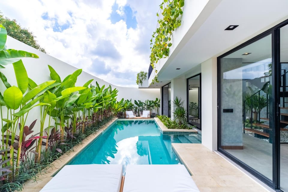 Garden, Garden view, Pool view, Swimming pool, sunbed