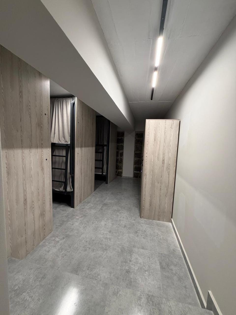 bunk bed, wardrobe