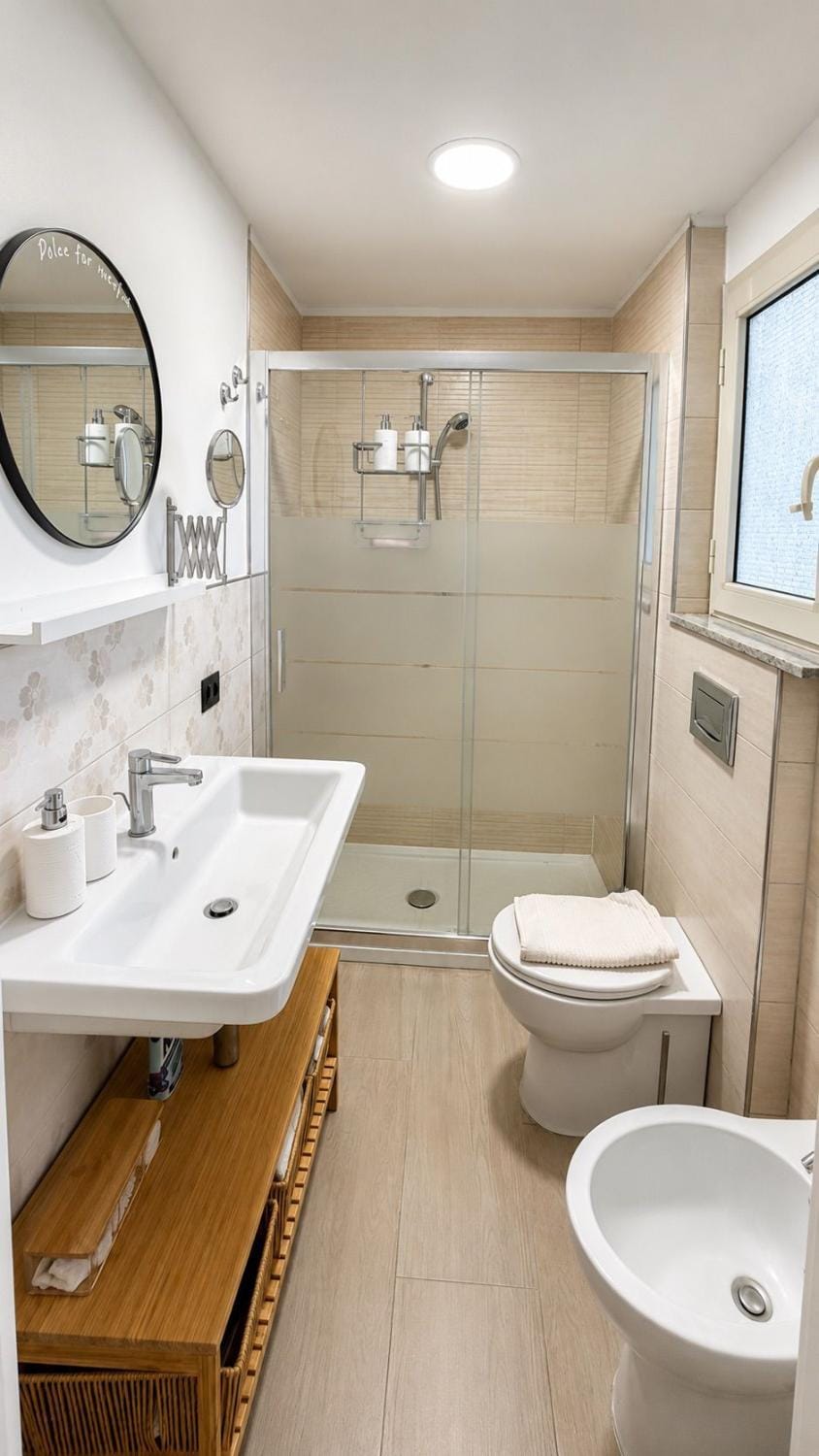 Shower, Toilet, Bathroom, bidet, towels