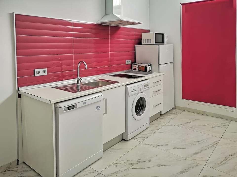 Kitchen or kitchenette, Living room