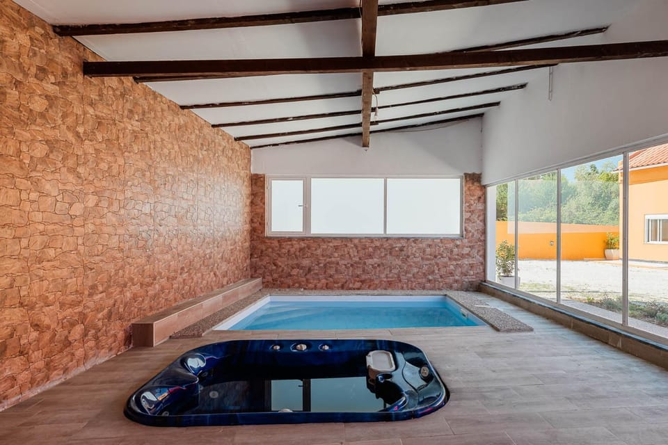Property building, Living room, Swimming pool