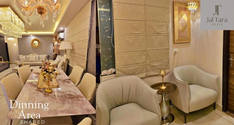 Living room, Seating area, Dining area