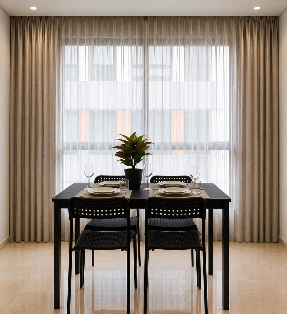 Living room, Seating area, Dining area