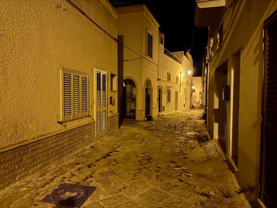 Property building, Night, Neighbourhood, Street view