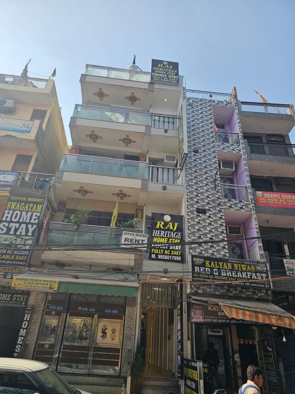 Raj Heritage -- Infront of Nizamuddin Railway Station Gate No-04 Hotel in New Delhi