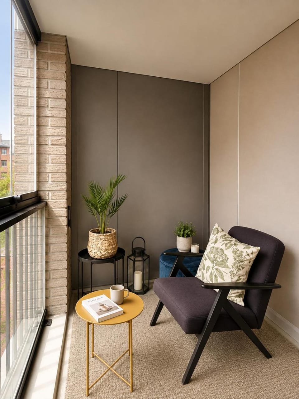 Day, Balcony/Terrace, Seating area