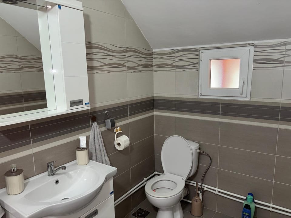 Shower, Toilet, Bathroom, towels