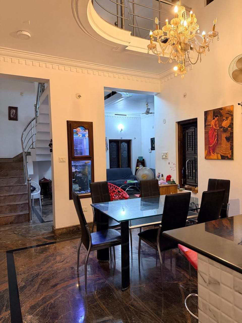 Living room, Dining area