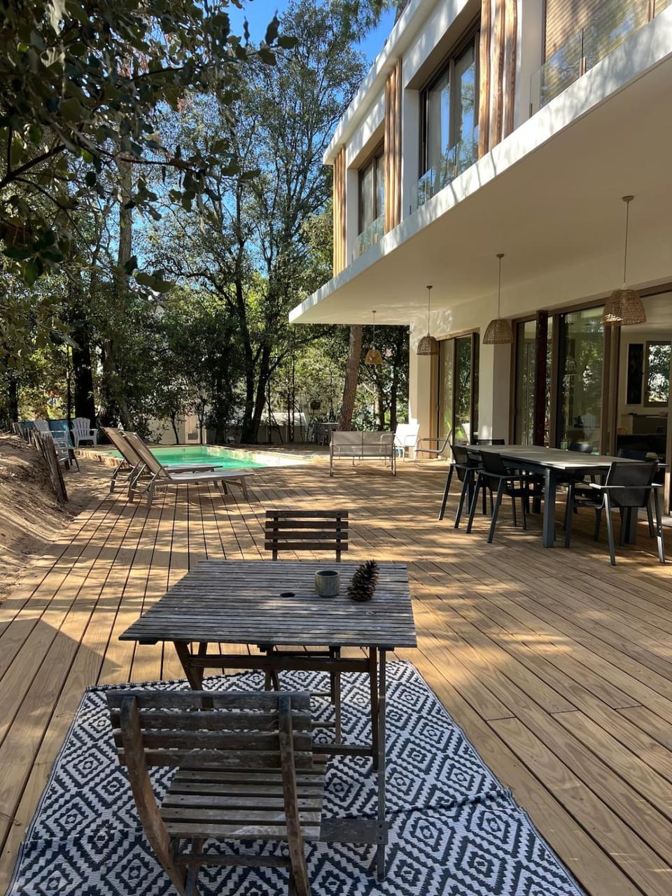 Patio, Balcony/Terrace, Pool view